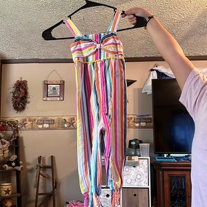 Betsey Johnson pants romper size 2t girl.